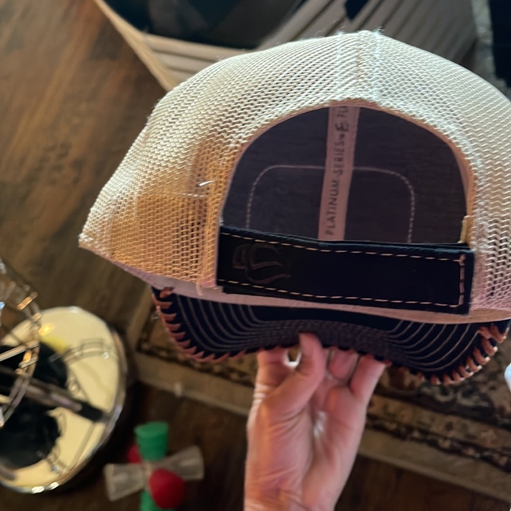 Hat With Leather Patch - image 4